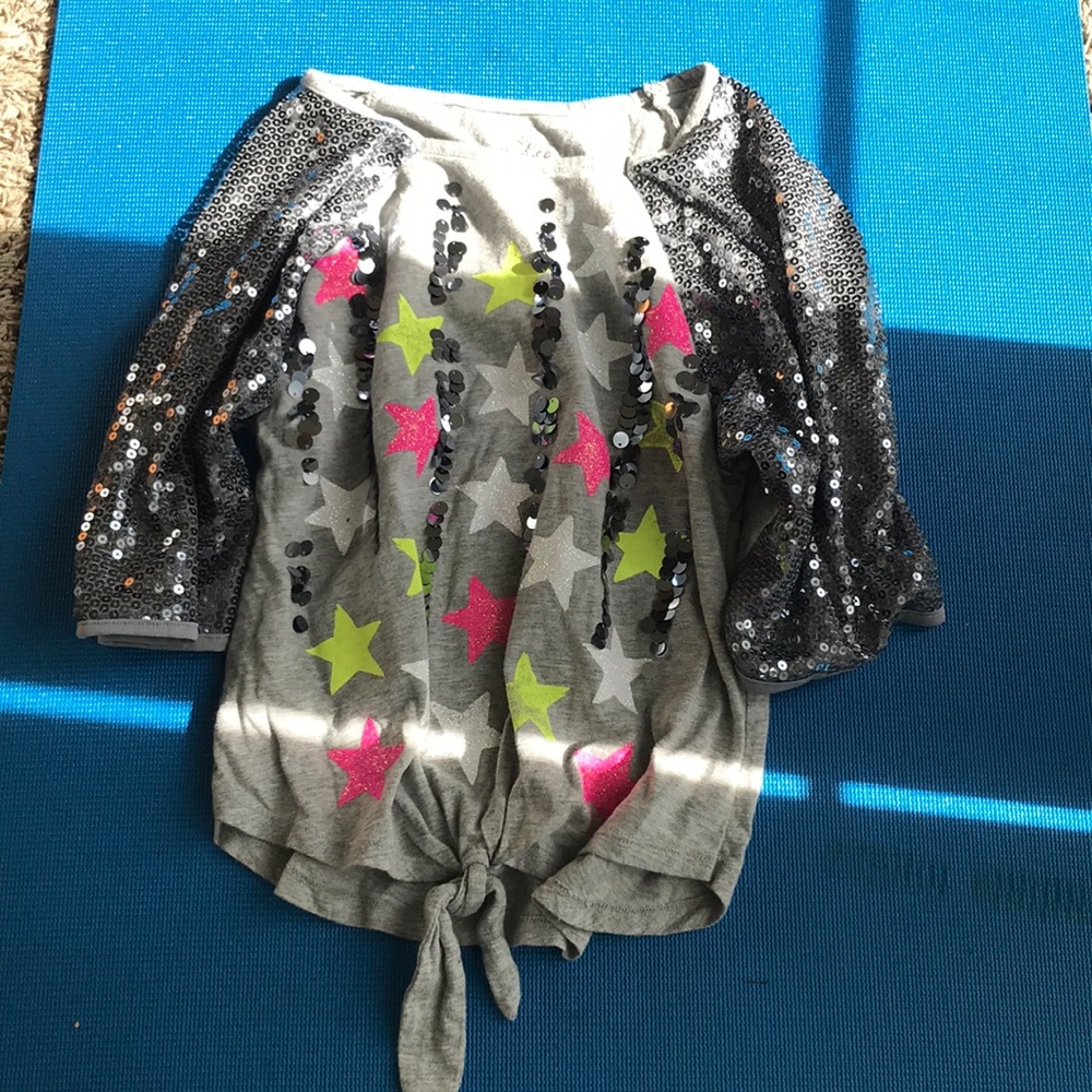 Justice girls sparkle t shirt sz 16